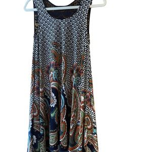 West K Print Dress